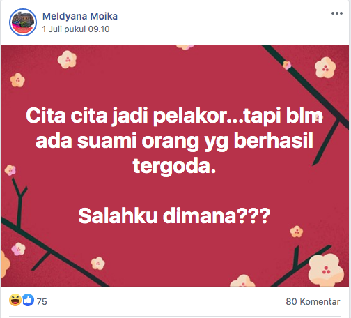 Menengok Kekonyolan Isi Grup Facebook Komunitas Pelakor. Pada Kenapa sih Orang-Orang ini? :(