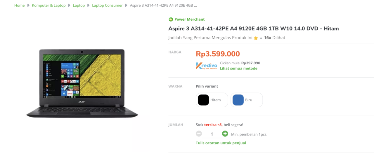 5 Rekomendasi Laptop Tangguh Harga 3 Jutaan Buat Mahasiswa. Buat Nugas Oke, Gaming Juga Bisa~