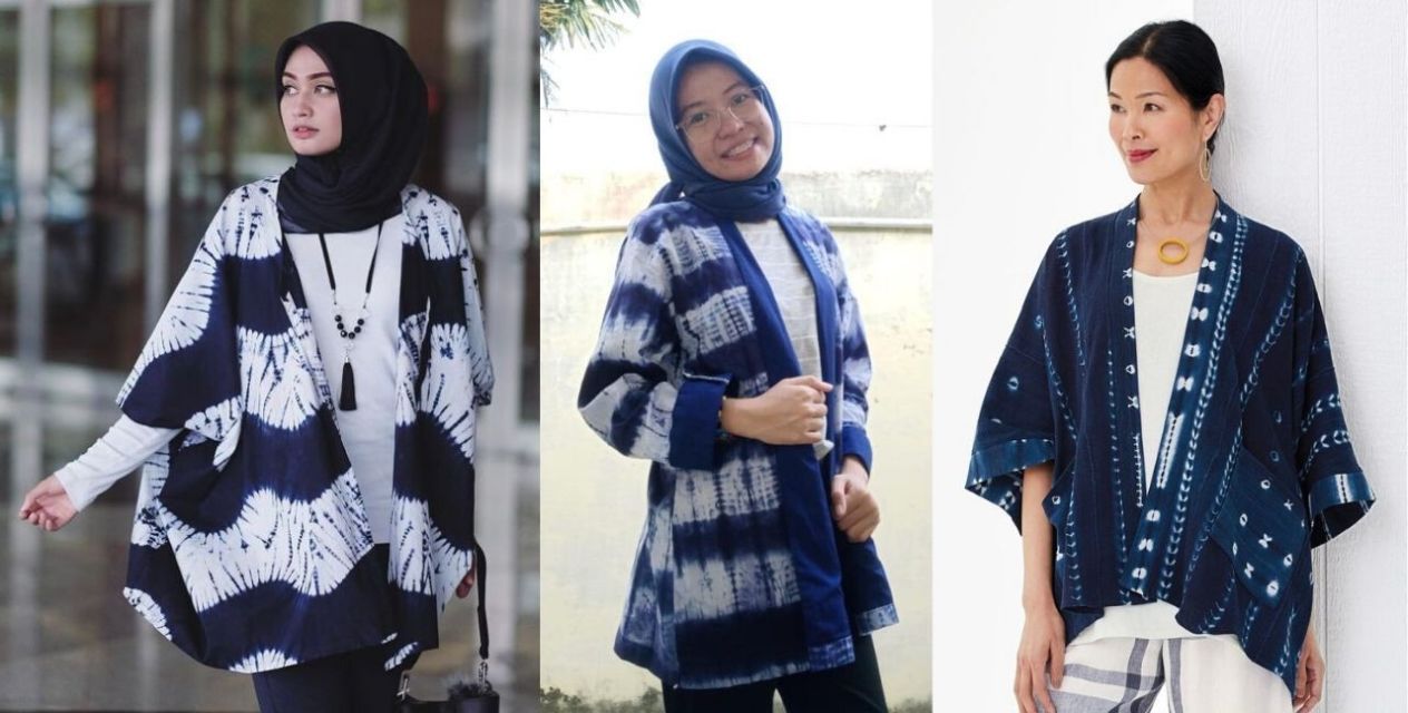 5 Ide Tampil Elegan dengan 'Batik' Shibori Ala Jepang. Masih Langka Banget di Pasaran!