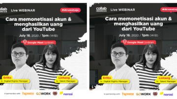 Collab Asia Gelar Webinar Gratis untuk Membuka Peluang Karir Melalui Youtube