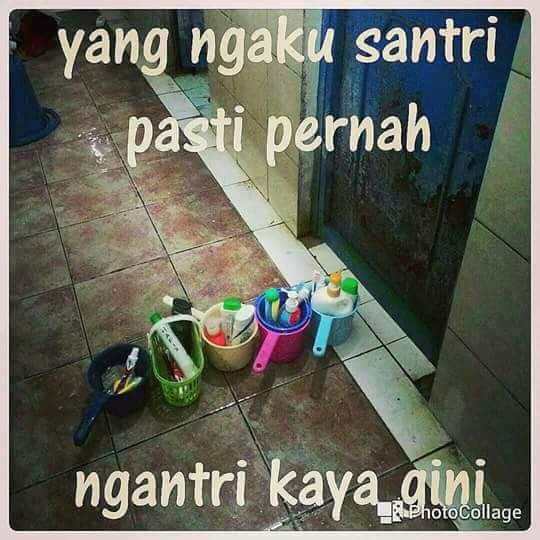 11 Meme Kocak Gambaran Kehidupan Khas Anak Santri. Ternyata Nggak Beda Jauh sama Anak Kosan :D