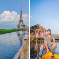 Ada Menara Eiffel di Radesa Wisata Tuntang Rawa Pening. Taman Rekreasi Air yang Eksotis di Semarang