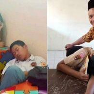 11 Potret Kocak Murid Tertangkap Basah Sedang Tidur di Kelas. Kesabaran Guru Bisa Dilihat dari Sini