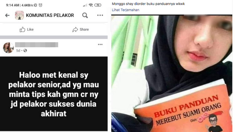 Menengok Kekonyolan Isi Grup Facebook Komunitas Pelakor. Pada Kenapa sih Orang-Orang ini? :(