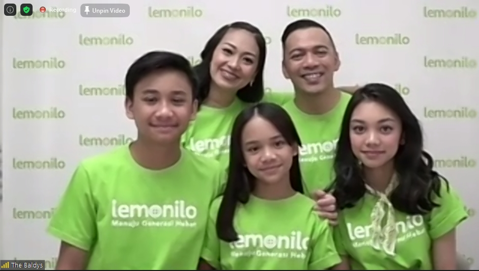 Populerkan Gaya Hidup Sehat di Masyarakat, Lemonilo Gandeng Keluarga The Baldys sebagai Brand Ambassador