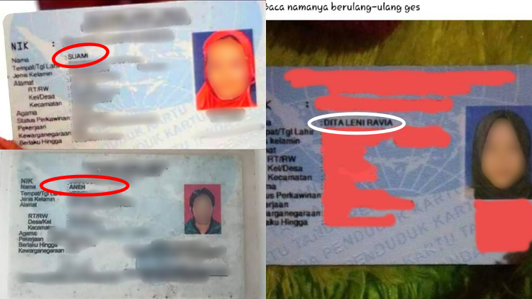 Deretan Nama-Nama Nggak Biasa di KTP Orang Indonesia. Emaknya Dulu Ngidam Apa, ya?