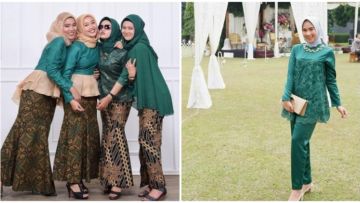 Kumpulan Model Kebaya Warna Hijau Buat Hijabers; Unik, Santun dan Nggak Terlalu Terang!