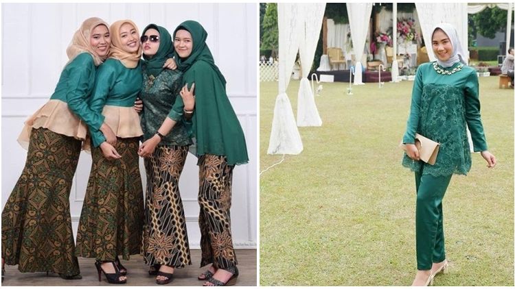 Kumpulan Model Kebaya Warna Hijau Buat Hijabers; Unik, Santun dan Nggak Terlalu Terang!