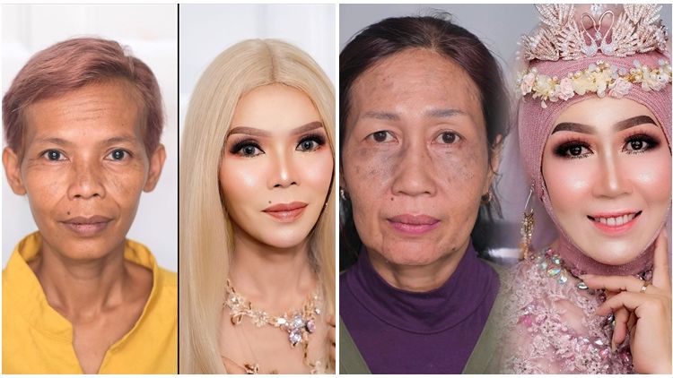 Ari Izam, MUA Viral di Instagram yang Sukses Mengubah Wajah Nenek-Nenek Menjadi ABG!