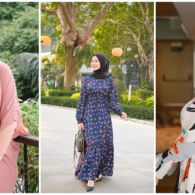 Potret Nabil Rach, Hijaber yang Hobinya Pakai Gamis Aneka Motif. Cantik Banget, Asli!