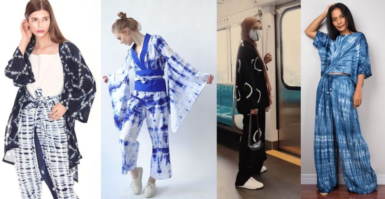 5 Ide Tampil Elegan dengan 'Batik' Shibori Ala Jepang. Masih Langka Banget di Pasaran!