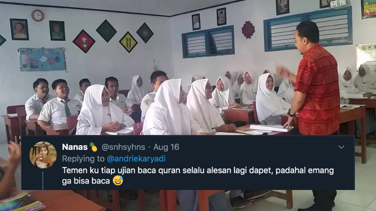 9 Kejadian Konyol Warganet Saat Pelajaran Agama di Masa Sekolah. Ternyata Mapel ini Seru juga!