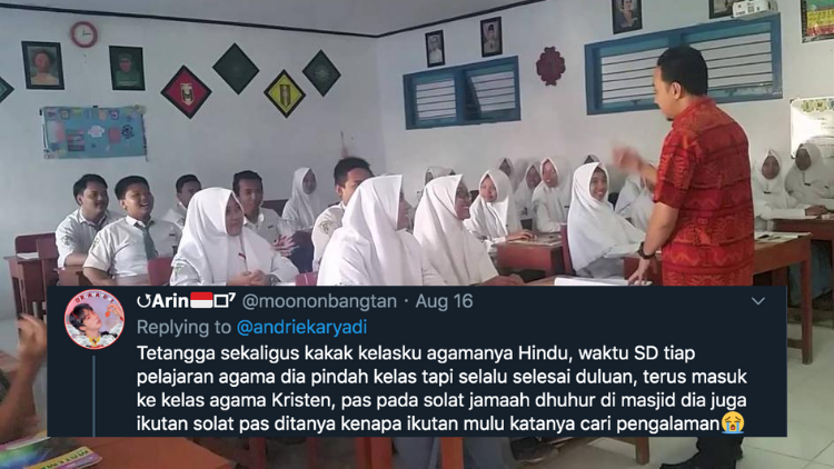 9 Kejadian Konyol Warganet Saat Pelajaran Agama di Masa Sekolah. Ternyata Mapel ini Seru juga!