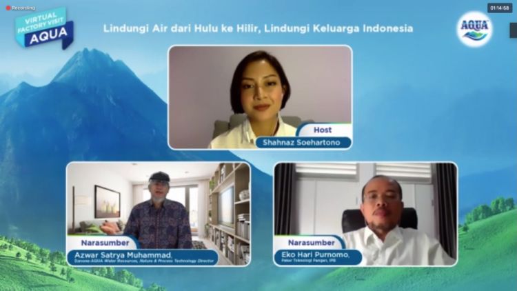 AQUA Ajak Konsumen Lihat Sumber Air dan Proses Pengemasan Produk AQUA Lewat Kunjungan Virtual