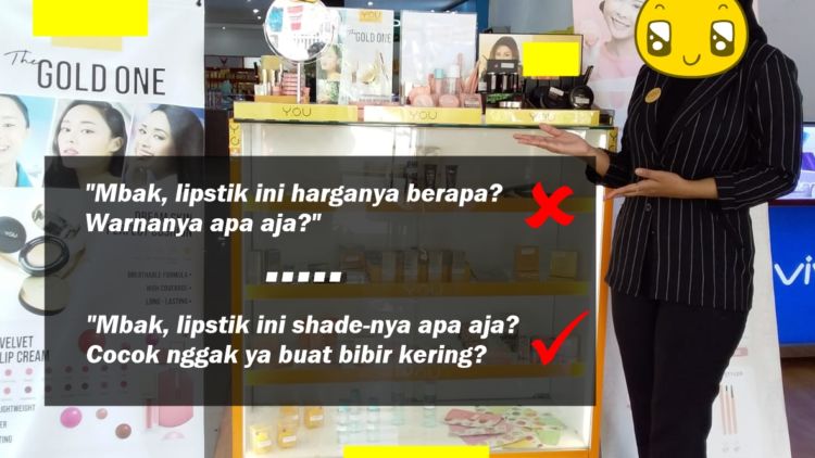 4 Cara Bertanya ke SPG Makeup Biar Kamu Tampak Berkelas. Nggak Akan Dijutekin Lagi!