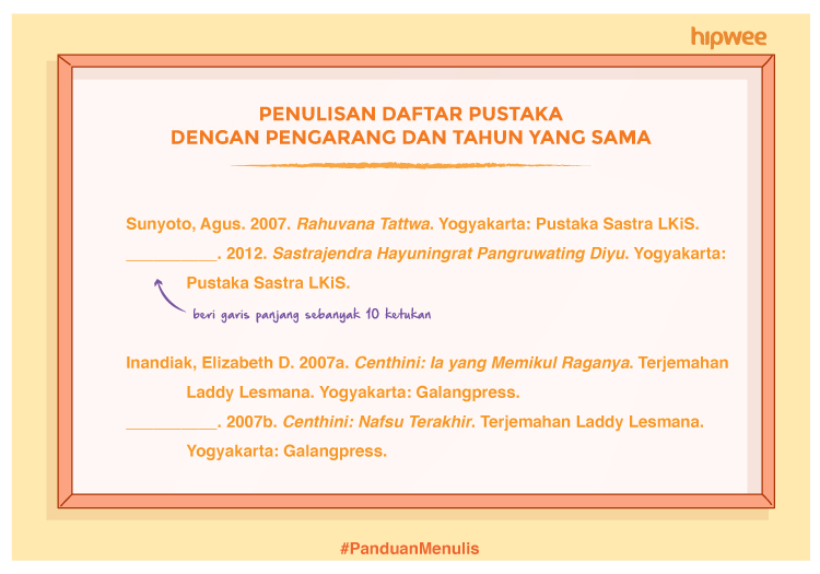 penulisan daftar pustaka