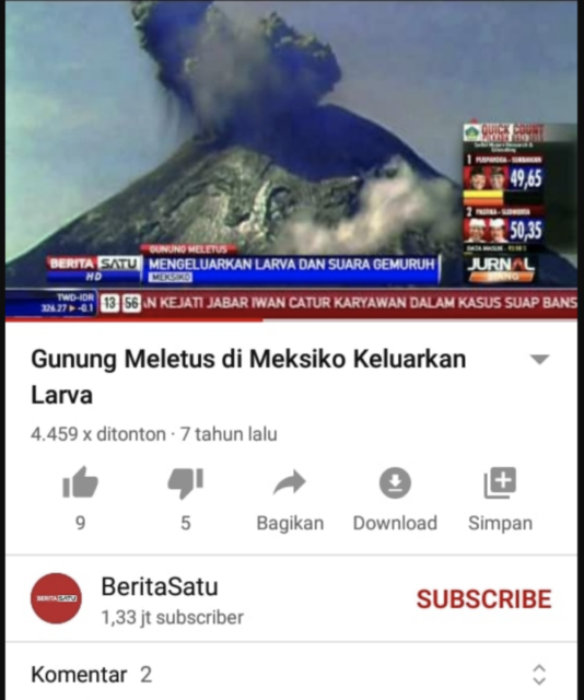 Beginilah Jadinya Kalau Judul Berita dan Foto yang Tampil Nggak Sinkron. Ternyata TV Bisa Ngebug Juga ya~