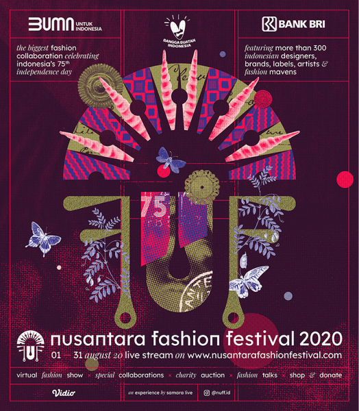 Peringati HUT RI Ke-75, Bank BRI Gelar Nusantara Fashion Festival 2020 Secara Virtual