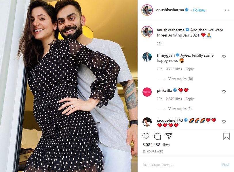 Pamer Baby Bump, Kini Giliran Anushka Sharma Umumkan Kehamilan Pertamanya. Selamat!