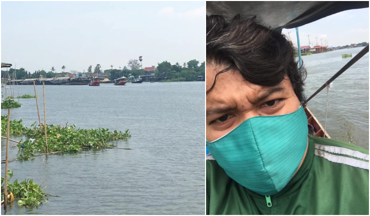 Kisah Unik Abang Ojol di Thailand yang Antar Makanan ke Tengah Sungai. Dedikasinya Luar Biasa!