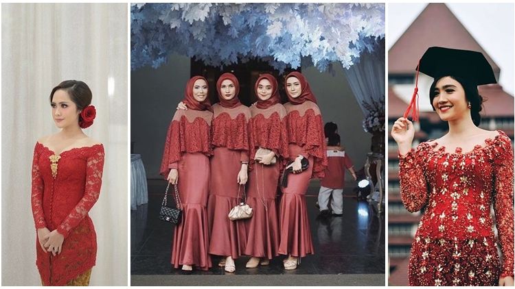 Jarang Dilirik Padahal Cantik, Ini 9 Bukti Kalau Kebaya Warna Merah Nggak Kalah Menawan!