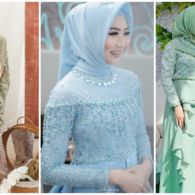 Cerahnya Nggak Norak, Ini Kumpulan Kebaya Biru dan Hijau yang Manis dan Feminin!