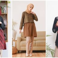 5 Model Blouse Batik Kombinasi Kain Polos. Tetap Santai, Walau Tampil Formal!