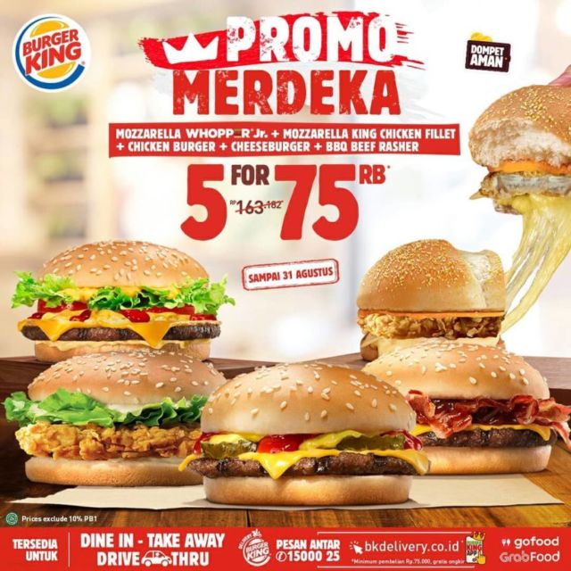 15 Promo Makanan 17 Agustus yang Enak dan Murah. Bisa Beli Pizza Seharga 17 Rupiah!