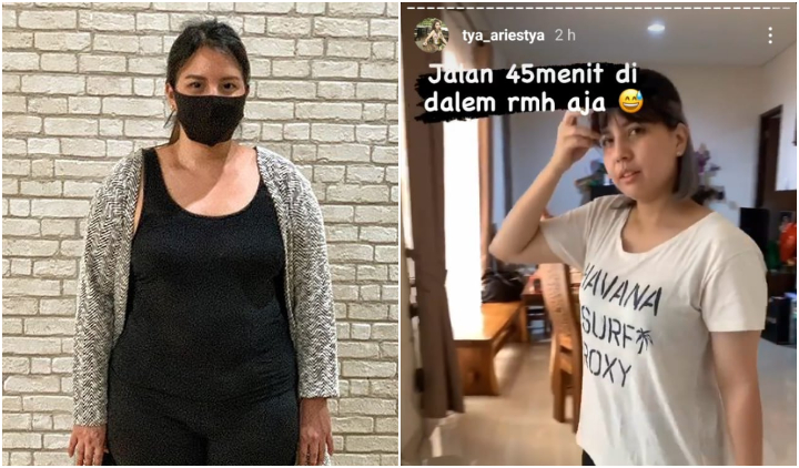 Langsing Berkat Diet Sehat dan Jalan Kaki, Tya Ariestya Berpesan Jangan Lupa Cintai Diri Sendiri