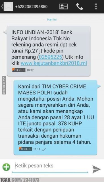 Cara Ngerjain Balik Penipu yang Suka Iming-imingi Hadiah Lewat SMS. Sesekali Kasih Pelajaran!