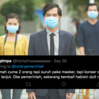 Viral Kabar Anjuran Pemerintah agar Kita Tetap Pakai Masker meski di Rumah, Begini Respons Warganet