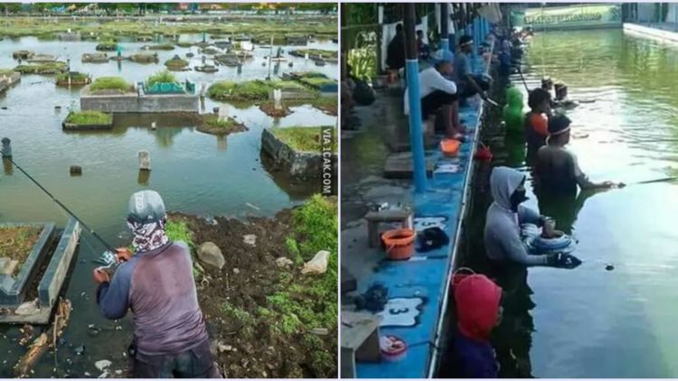 11 Kelakuan Kocak Orang Saat Mancing. Istri Mana yang Nggak Heran Lihat Lakinya Punya Hobi Begini?