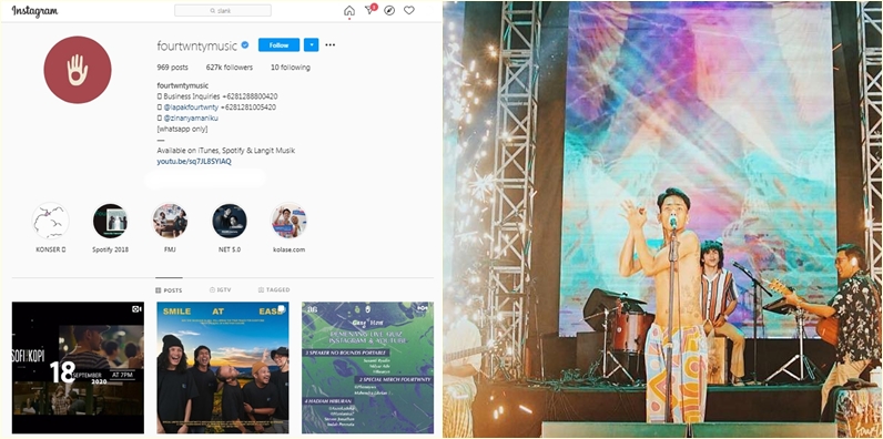 5 Band Indonesia dengan Followers Instagram Terbanyak. Kamu Salah Satu Penikmat Karya Mereka?