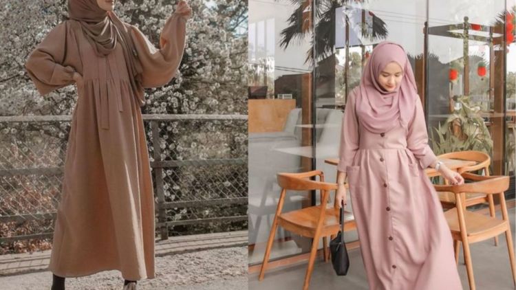 5 Inspirasi Gamis Potongan Sederhana yang Bikin Tampilanmu Kalem tapi Tetap Berkelas