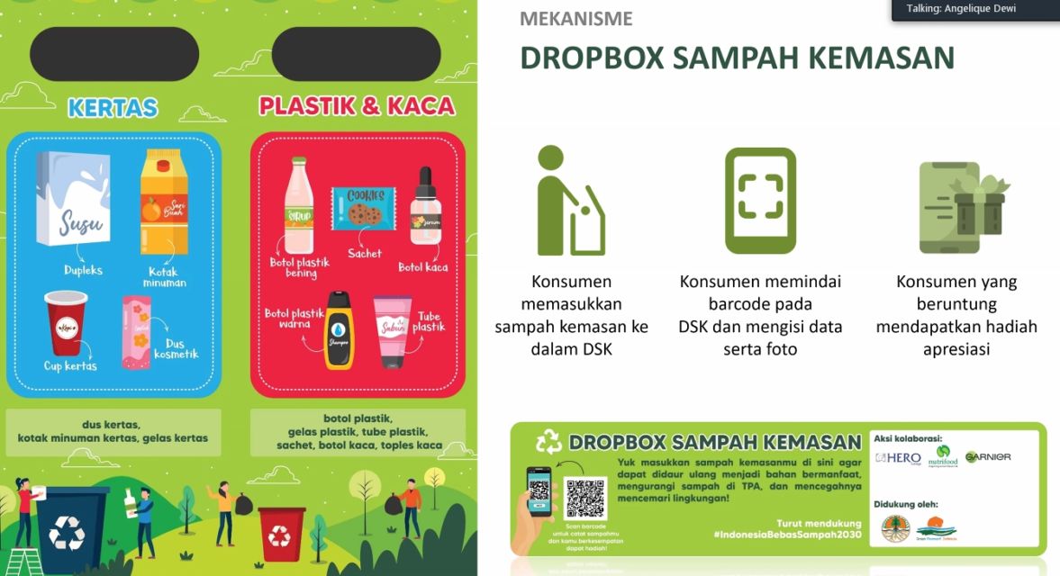 HERO Group, Nutrifood dan Garnier Luncurkan Program 'Dropbox Sampah Kemasan' Demi Indonesia Bebas Sampah