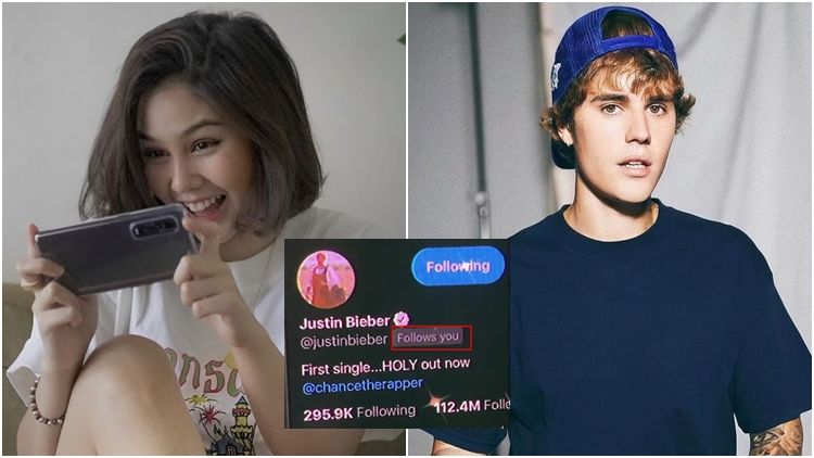 Syok Bercampur Bahagia, Vanesha Prescilla Tak Percaya Akun Twitternya Di-follow Justin Bieber