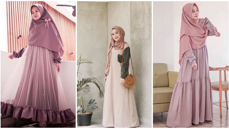 5 Model Gamis untuk Orang Pendek, Terlihat Tinggi!