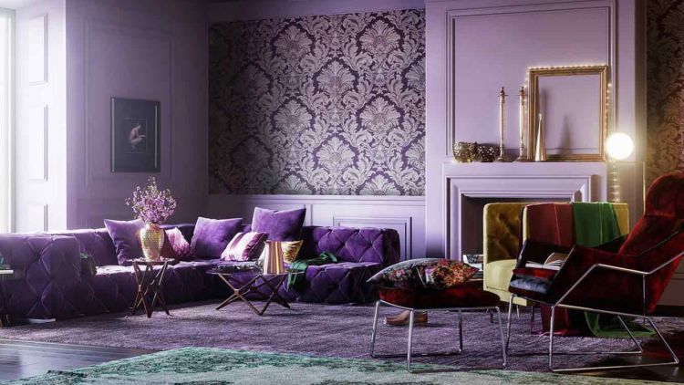 Inspirasi Perpaduan Warna Ungu yang Super Keren untuk Interior Rumah