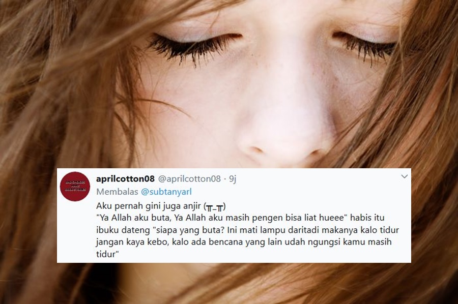 10 Cerita Konyol Warganet Saat Penglihatan Mereka Tiba-Tiba Gelap. Parnonya Kebangetan nih