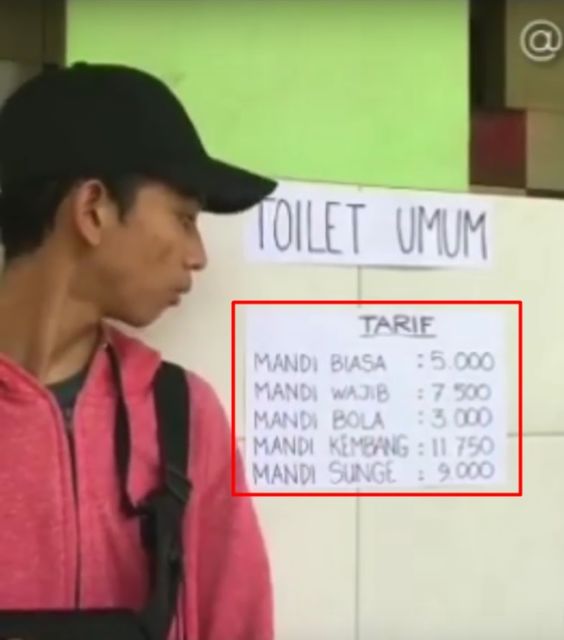 10 Aturan Nyeleneh tentang Tarif Penggunaan WC Umum. Ribet Banget, Udah Kayak Aturan Pemerintah~