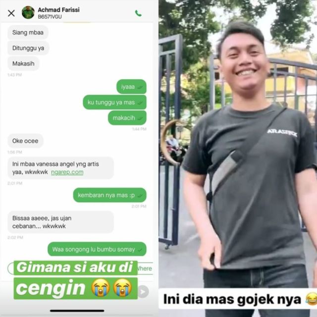 12 Potret Driver Ojol Saat Dapat Orderan dari Artis. Kejutan Kecil Begini Aja Bikin Semringah, ya!