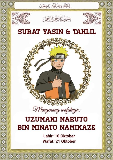 Viral Kabar Konoha Berduka, ini yang Akan Terjadi Jika Naruto Meninggal. Yuk, al-Fatihah!