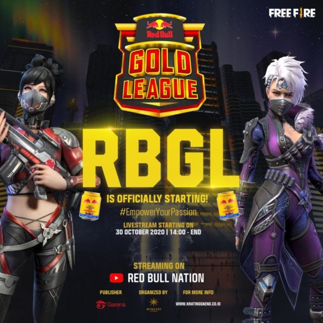 Liga Free Fire 'Red Bull Gold League' Akan Dimulai 30 Oktober 2020 dan Bisa Disaksikan via Streaming