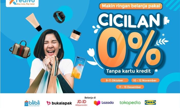 Kredivo Hadirkan Program Cicilan Bunga 0% Saat Harbolnas