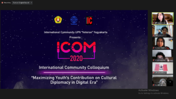 KSM International Community UPN “Veteran” Yogyakarta Sukses Gelar Seminar Nasional ICOM 2020