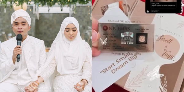 Viral Taqy Malik Nikah Bagikan Suvenir Emas, ini 6 Artis Lain yang Berikan Suvenir Custom Elegan