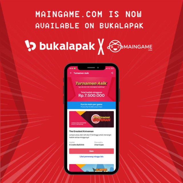 Maingame.com x Bukalapak Gelar Turnamen Gaming Asik. Wih, Keren Banget!