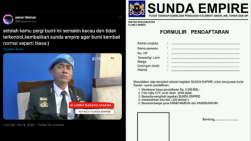 Sepeninggal Sunda Empire, Warganet Baru Sadar bahwa Tatanan Dunia Makin Berantakan. Rindu, Katanya~