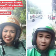 12 Potret Driver Ojol Saat Dapat Orderan dari Artis. Kejutan Kecil Begini Aja Bikin Semringah, ya!