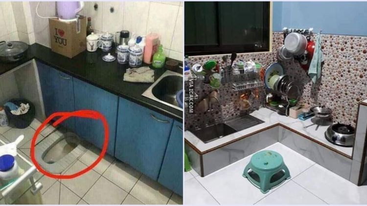 11 Desain Dapur yang Bikin Ngakak, Saking Nyelenehnya. Chef Juna Pasti Migren Melihat ini :(